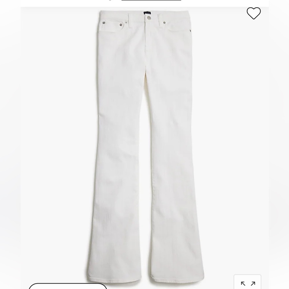 J.Crew Factory Bootcut Jeans * NIP 27P optic white